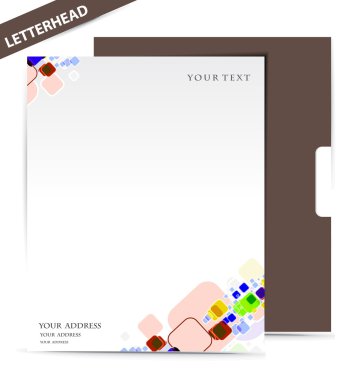 Letter head clipart