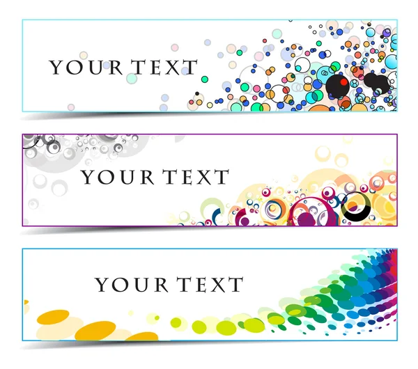 stock vector Abstract banners