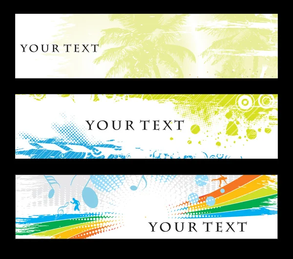 Abstract banners — Stock Vector