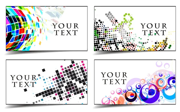 stock vector Business & gift cards design