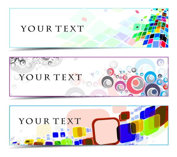 Abstract banners — Stock Vector