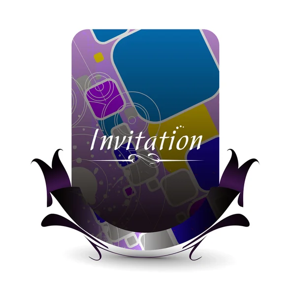 Запрошення — стоковий вектор