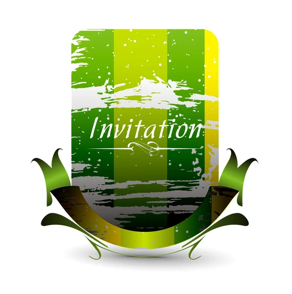 Tarjeta de invitación — Archivo Imágenes Vectoriales