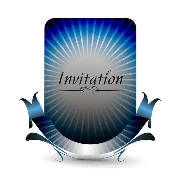 Inbjudningskort — Stock vektor