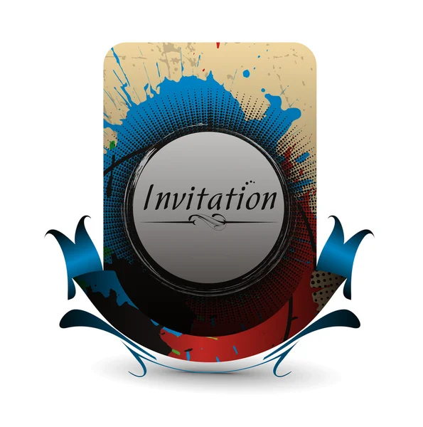 Invitation card — Stock Vector
