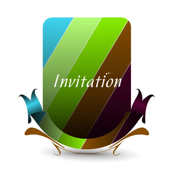 Invitation card — Stock Vector