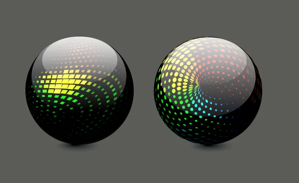 3D koule — Stock vektor