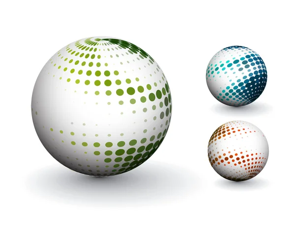 3D-gömb — Stock Vector