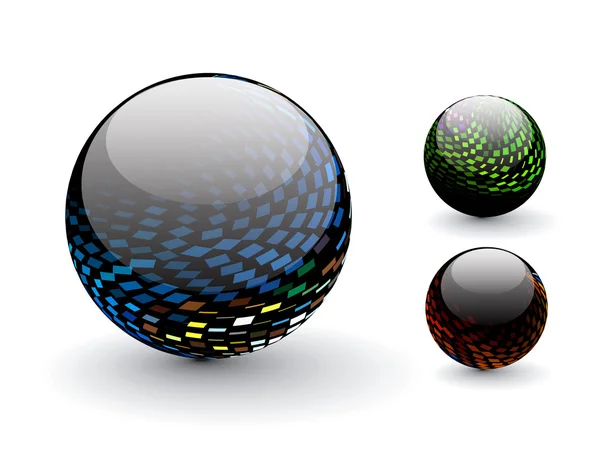 3D koule — Stock vektor