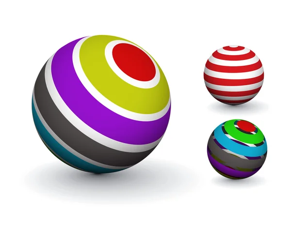 3D-gömb — Stock Vector