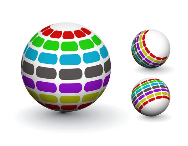 3D сфери — стоковий вектор