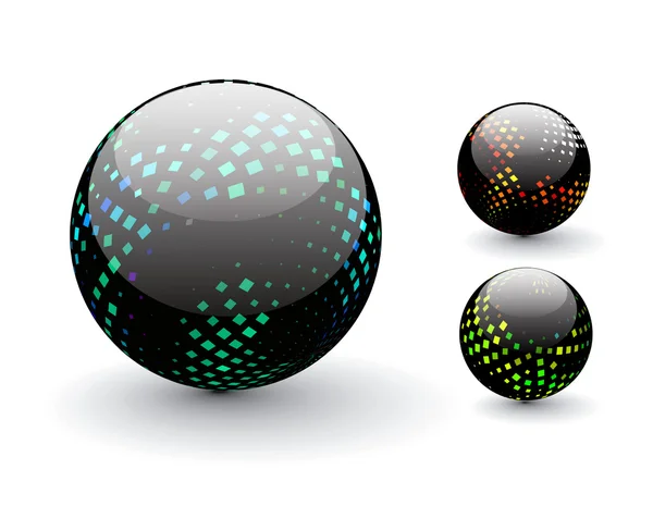 3d 球面 — 图库矢量图片