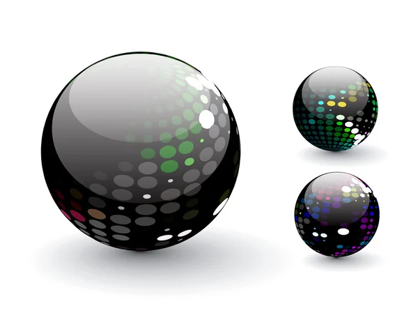 3D sphere — Stock Vector