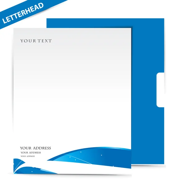 Letter head — Stock Vector