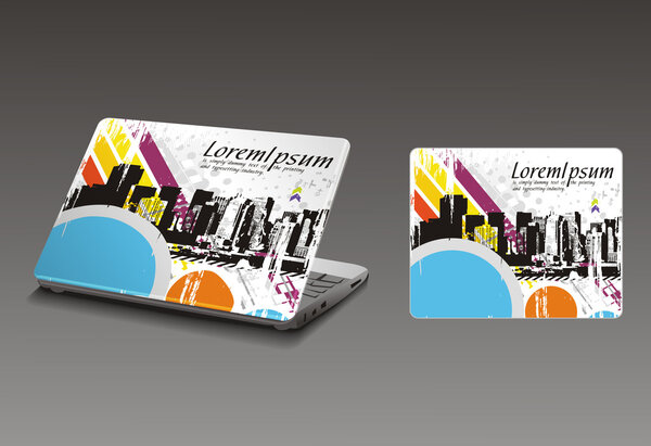 Laptop sticker skins