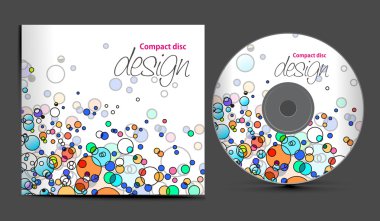 Cd cover design clipart