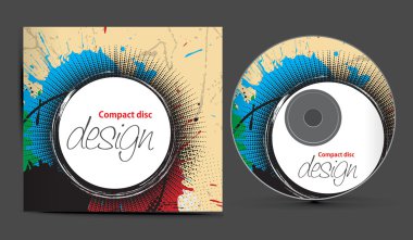 Cd cover design clipart