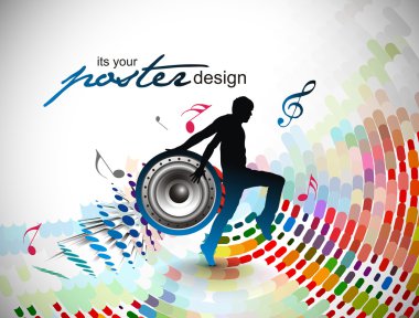 Music background clipart