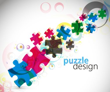 Puzzle pieces clipart