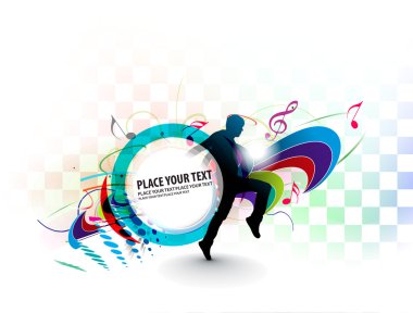 Music theme clipart