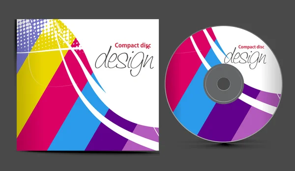 Cd cover design — Stock Vector