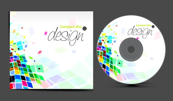 Design obalu CD — Stockový vektor