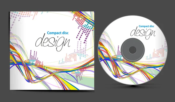 CD omslagsdesign — Stock vektor