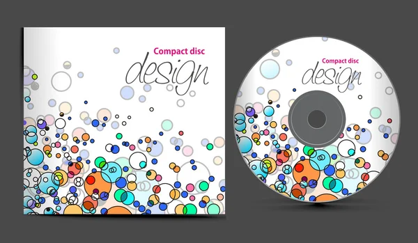 CD kapak tasarımı — Stok Vektör