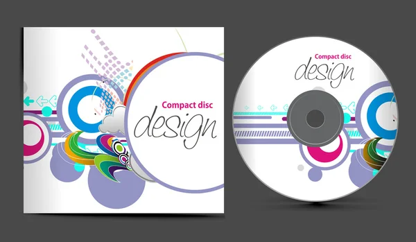 Disegno copertina CD — Vettoriale Stock