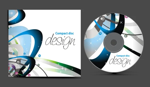 Conception de couverture de CD — Image vectorielle