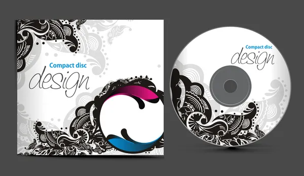 CD-Cover-Design — Stockvektor
