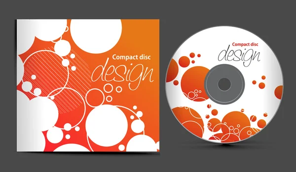 CD omslagsdesign — Stock vektor