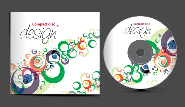 Design de capa de CD —  Vetores de Stock