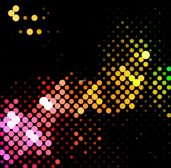 Modèle de points lumineux disco — Image vectorielle