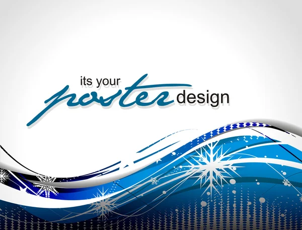 Affiche design — Image vectorielle