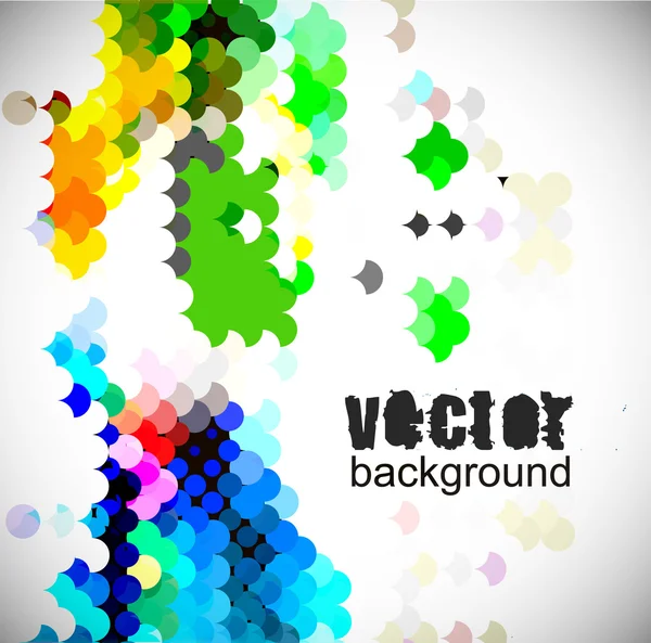 Barevný kruh pozadí — Stockový vektor