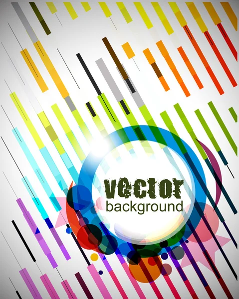 Color círculo fondo — Vector de stock