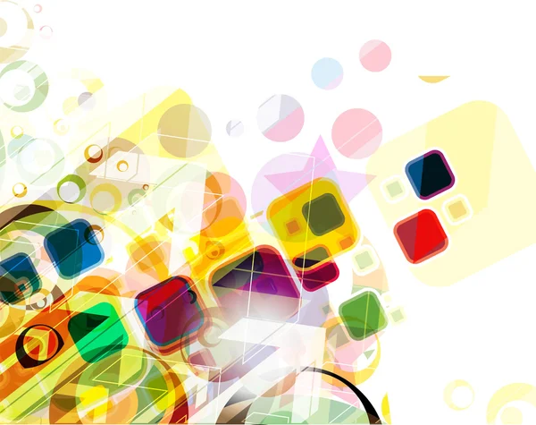 Motif mosaïque colorée design — Image vectorielle