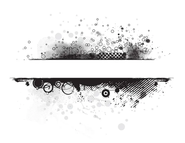 Bannières abstraites grunge — Image vectorielle