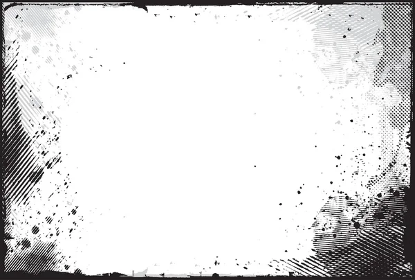 Abstrait frontière grunge — Image vectorielle