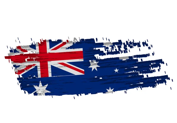 stock vector Australian flag