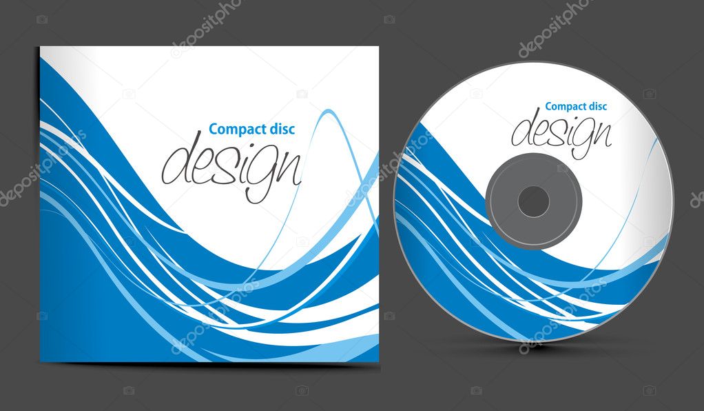 Cd cover design — Stock Vector © redshinestudio #4480670
