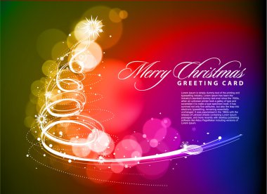 Christmas colorful design clipart