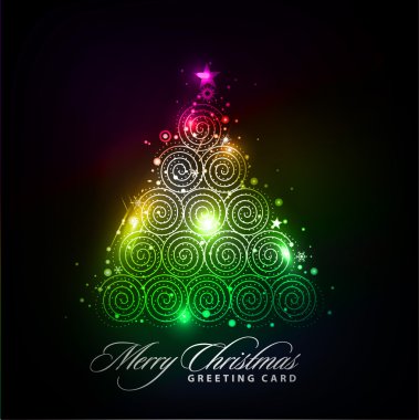 Christmas colorful design clipart