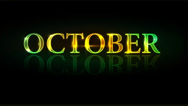 Oktober ontwerp — Stockvector