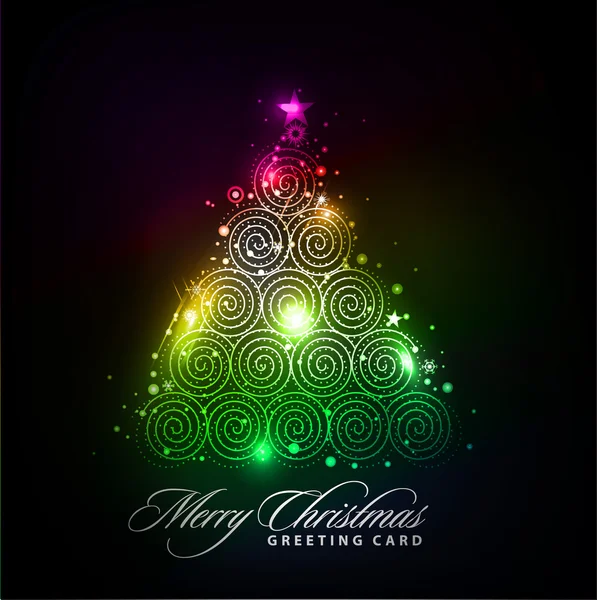 Conception colorée de Noël — Image vectorielle