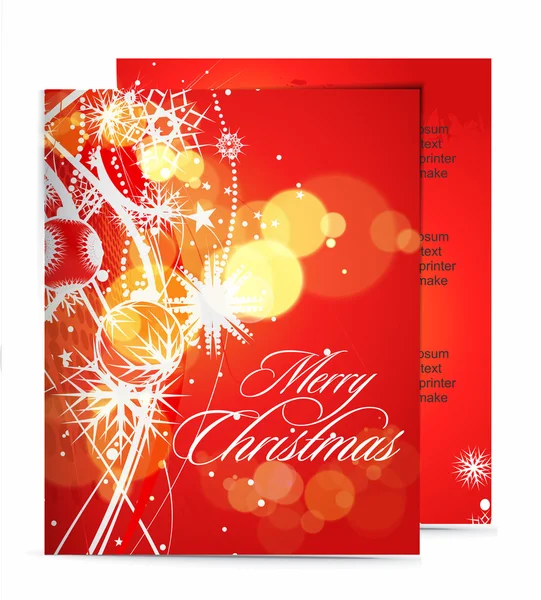 Christmas Template Designs Menu Best Used Your Flyer Project — Stock Vector