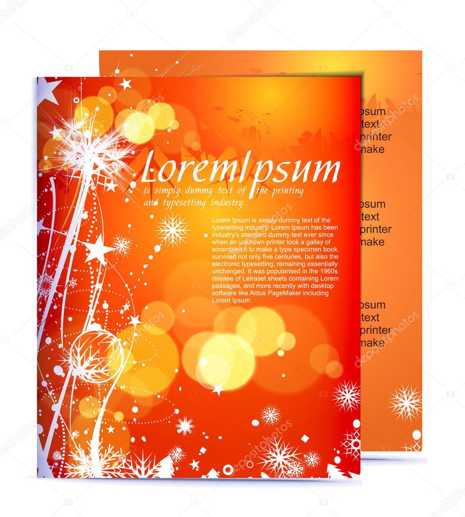 Christmas template designs of menu with best used of your flyer project.