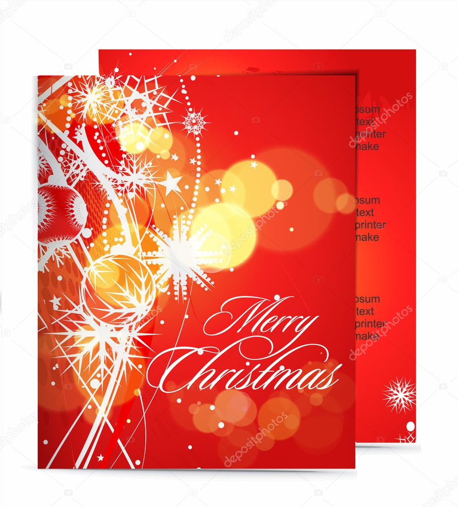 Christmas template designs of menu with best used of your flyer project.