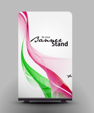 Stand banner clipart